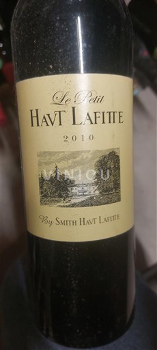 Burdeos Pessac-Léognan Smith Haut Lafitte Le Petit Haut Lafitte 2010