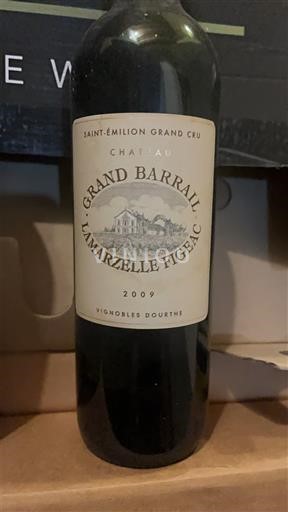 Bordéus Saint-Émilion Grand Cru Grand Cru Château Grand Barrail Lamarzelle Figeac 2009