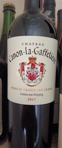 Bordeaux Saint-Émilion Grand Cru Premier Grand Cru Classé Château Canon-la-Gaffelière 2017