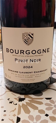Bourgondië Bourgogne Domaine Laurent Chardigny Pinot Noir 2024