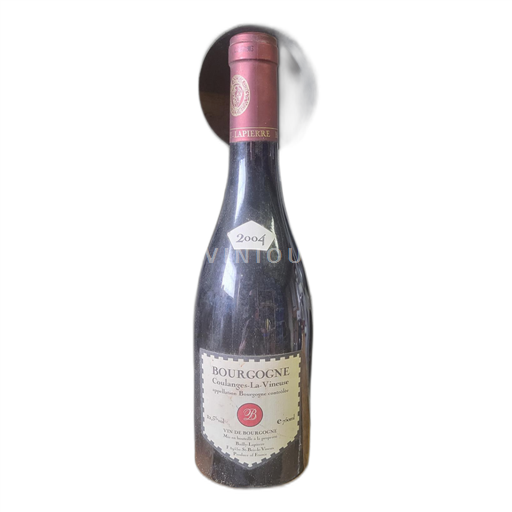 Bourgogne Coulanges la vineuse 2004