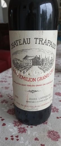 Bordeaux Saint-Émilion Grand Cru Grand Cru Château Trapaud 1990