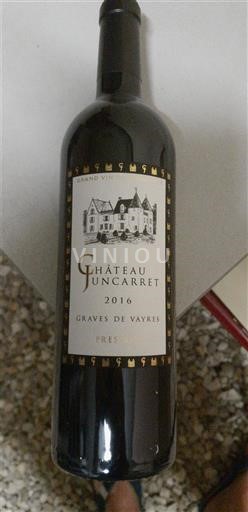 Bordeaux Graves-de-vayres Château Juncarret Prestige 2016