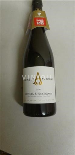 Rhône Valley Côtes du Rhône Villages Famille Autrand 2021