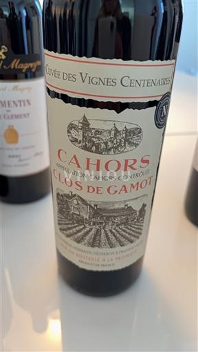 Sydvestfrankrig Cahors Clos de Gamot des Vignes Centenaires 2022