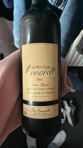 Corsica Niet gespecificeerd Clos Canarelli Le Petit Clos 2022