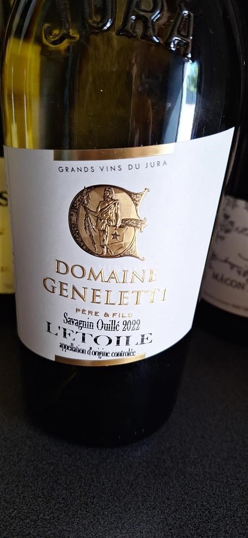 Jura L'Étoile Domaine Geneletti Savagnin Ouille 2022