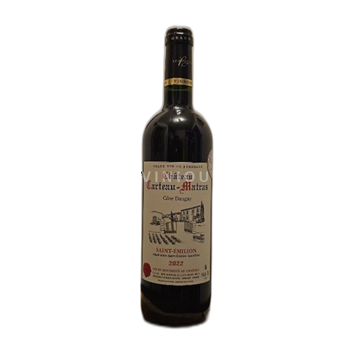 Bordeaux Saint-Émilion Château Carteau Matras Côte Daugay 2022