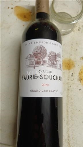 Bordeaux Saint-Émilion Grand Cru Grand Cru Classé Château Faurie de Souchard 2020