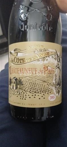 Vallée du Rhône Châteauneuf-du-pape Domaine La Côte de l'Ange 2015