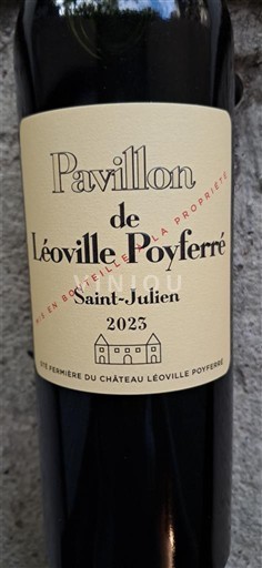 Bordeaux Saint-Julien Château Léoville Poyferré Pavillon de Léoville Poyferré 2023