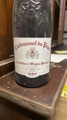 Rhône-dalen Châteauneuf-du-Pape Vignobles J. Lencieux 2018