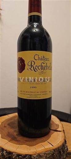Bordeaux Saint-Émilion Grand Cru Château Rochebelle 1999