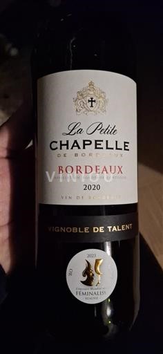 Bordeaux La Petite Chapelle 2020