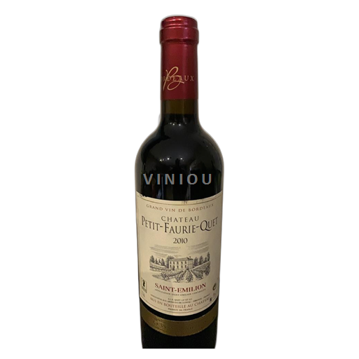 Vin Rouge sec Château Petit Faurie Quet 2010 France Bordeaux Saint-Émilion AOC