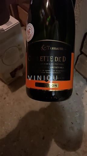 Thung lũng Rhône Clairette-de-die La Terrasse Méthode Ancestrale Không niên vụ