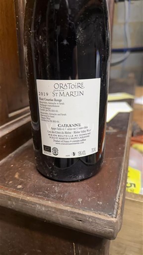 Valle del Ródano Cairanne Oratoire St Martin 2019