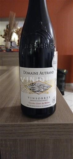 Rhônen laakso Vinsobres Domaine Autrand 2024