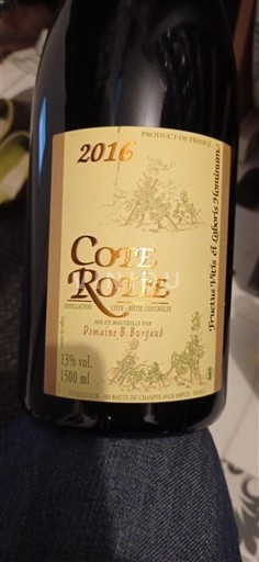 Vallée du Rhône Côte-rôtie Domaine B. Burgaud 2016