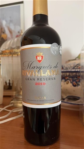 La Rioja Rioja Marqués de Rivallana Gran Reserva 2019