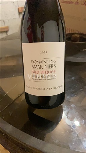Thung lũng Rhône Côtes-du-rhône-villages Domaine Des Amariniers Signargues 2023