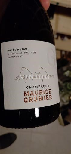 Champagne Sâm-panh Maurice Grumier Les Plates Pierres 2012