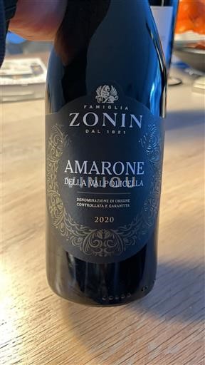 Vénétie Amarone della Valpolicella Famiglia Zonin 2020
