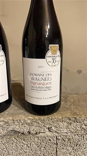 Thung lũng Rhône Côtes-du-rhône-villages Domaine Des Amarinier Signargues 2021