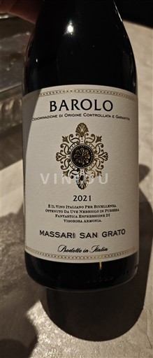 Piemonte Barolo Massari San Grato 2021