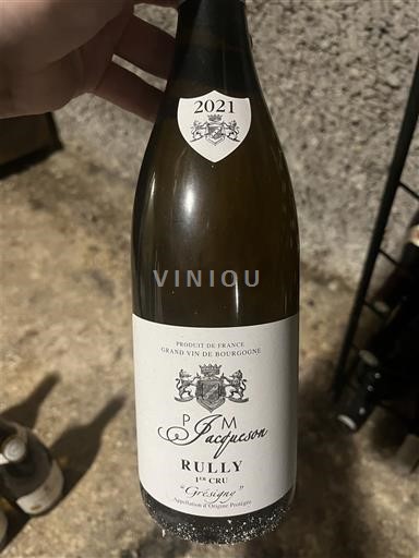 Borgogna Non specificato Premier Cru Paul et Marie Jacquesson Grésigny 2021
