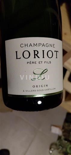 Champaña Champán Loriot Père et Fils Origin Sin añada