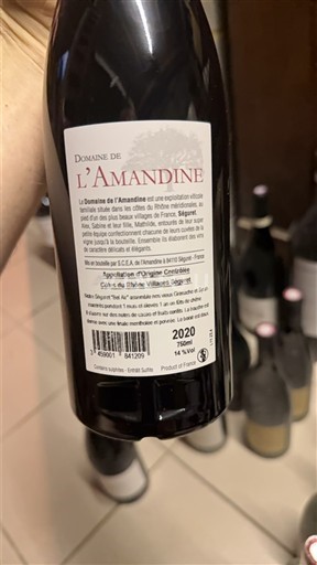 Údolí Rhôny Côtes-du-Rhône-villages Domaine L'Amandine 2020