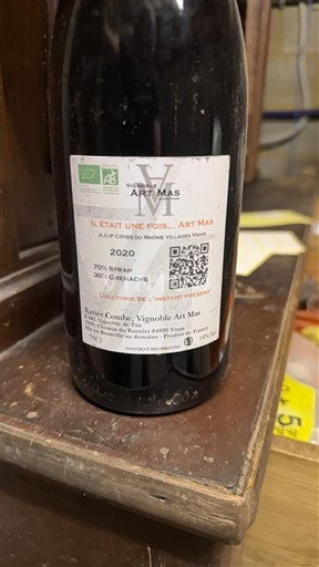 Thung lũng Rhône Côtes-du-rhône-villages Art Mas Il était une fois... Art Mas 2020
