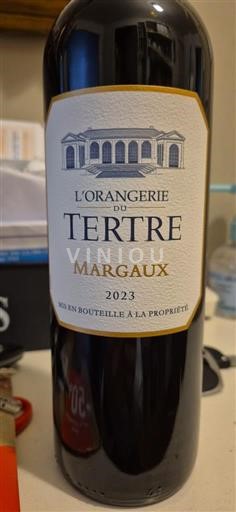 Bordeaux Margaux Château Tertre L'Orangerie du Tertre 2023