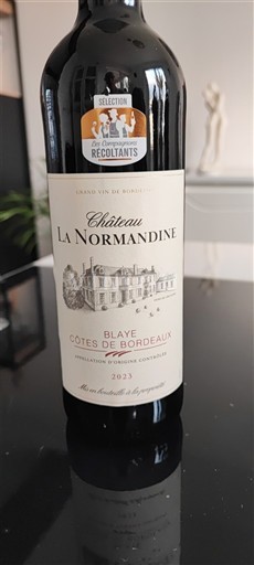 Bordeaux Blaye-côtes-de-bordeaux Château La Normandine 2023
