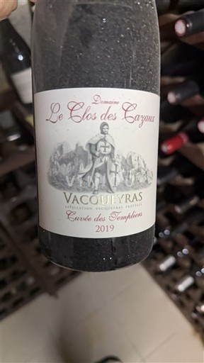 Valle del Rodano Vacqueyras Domaine Le Clos des Cazaux des Templiers 2019