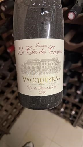 Valle del Rodano Vacqueyras Domaine Le Clos des Cazaux Saint Roch 2020
