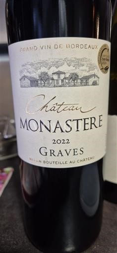 Burdeos Graves Château Monastère 2022