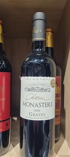 Bordeaux Graves Château Monastère 2022