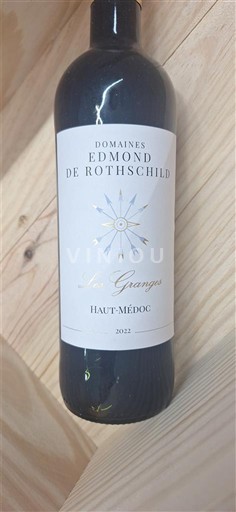 Bordéus Haut-Médoc Domaine S Edmond de Rothschild Les Granges 2022