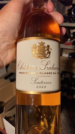 Bordeaux Sauternes Premier Cru Château Suduiraut 2022