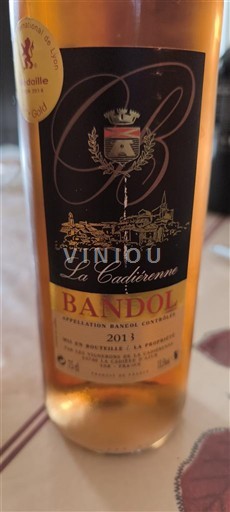 Provence Bandol La Cadiérenne 2013