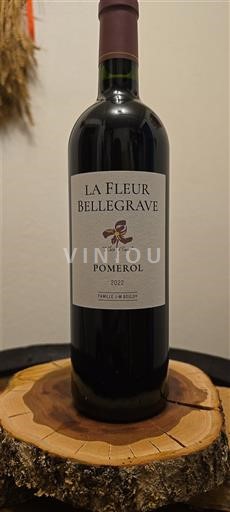 Vin Rouge sec L'iris d'Emma La Fleur Bellegrave 2022 France Bordeaux Pomerol AOC bio