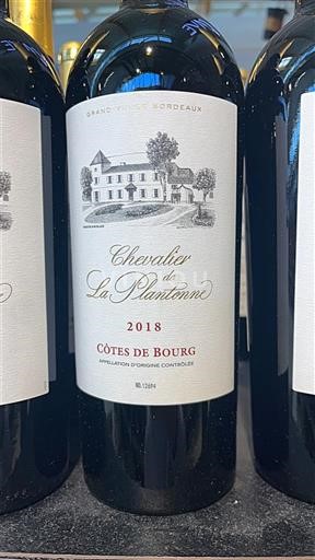 Bordeaux Côtes-de-bourg Chevalier de La Plantation 2018