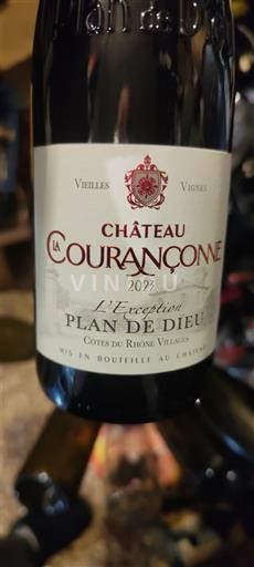 Thung lũng Rhône Không được chỉ định Château La Courançonne L'Exception 2023