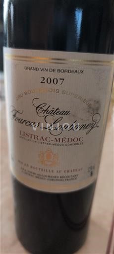 Bordeaux Listrac-Médoc Cru Bourgeois Supérieur Château Fourcas Loubaney 2007