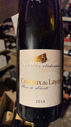 Thung lũng sông Loire Coteaux-du-layon Domaine Bodineau Fleur de Schiste 2018