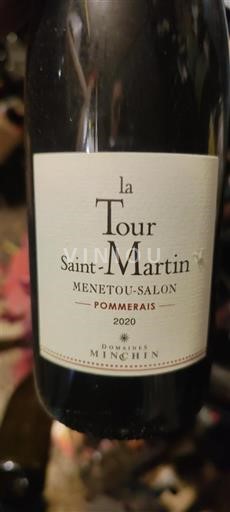 Valle del Loira Menetou-Salon Domaine Minchin La Tour Saint-Martin Pomerais 2020