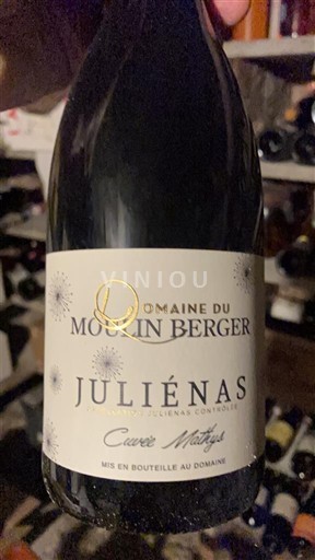 Beaujolais Juliénas Domaine Moulin Berger Mathys 2020