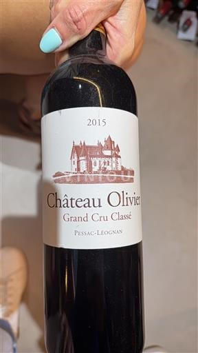 Bordeaux Pessac-Léognan Grand Cru Classé Château Olivier 2015